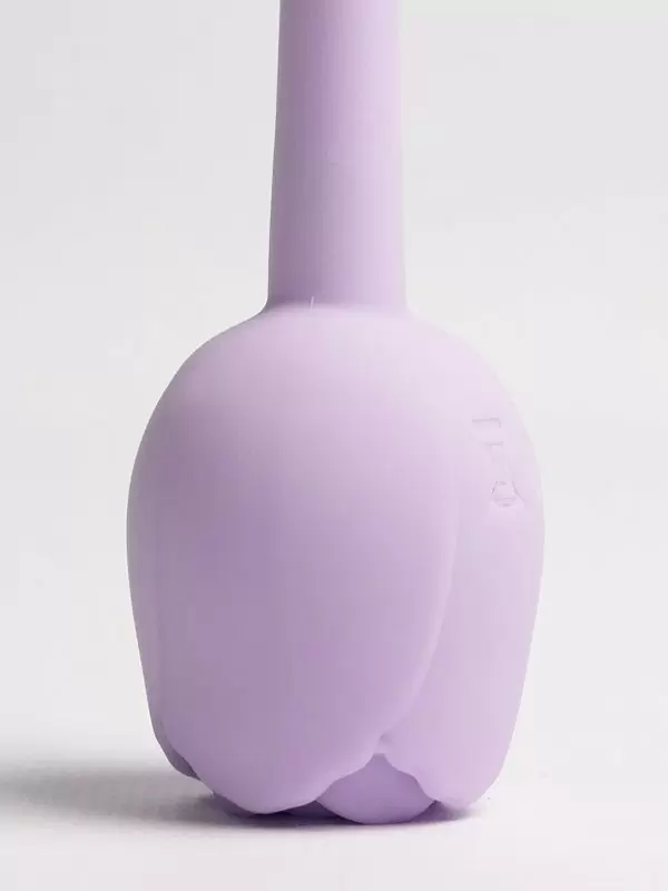 Точечный стимулятор клитора, Youvic , 22,3 см, 10 режимов, силикон, белый с фиолетовым