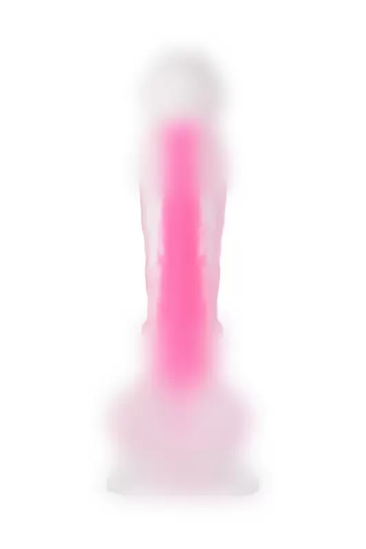 ФАЛЛОИМИТАТОР, СВЕТЯЩИЙСЯ В ТЕМНОТЕ, BEYOND BY TOYFA, PETER GLOW, СИЛИКОН, ПРОЗРАЧНО-РОЗОВЫЙ, 22 СМ