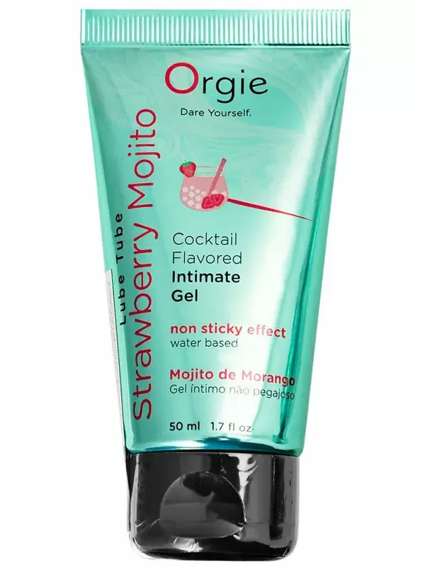 Интимный гель Orgie Lube Tube на водной основе, со вкусом клубничного мохито, 50 мл