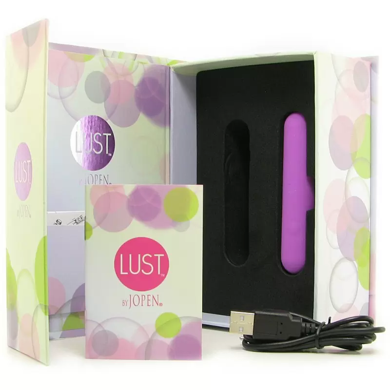 Перезаряжаемый мини-вибромассажер Lust by Jopen L3 – фиолетовый