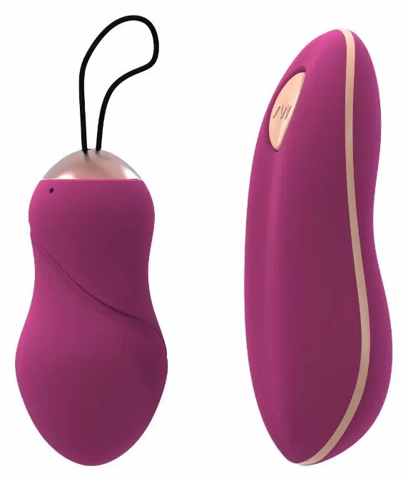 Ярко-розовое виброяйцо So Divine Get Lucky USB Vibrator
