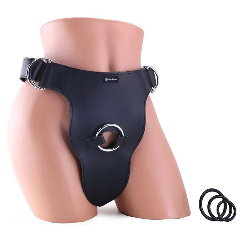 Страпон-трусики Heavy Duty Harness из винила
