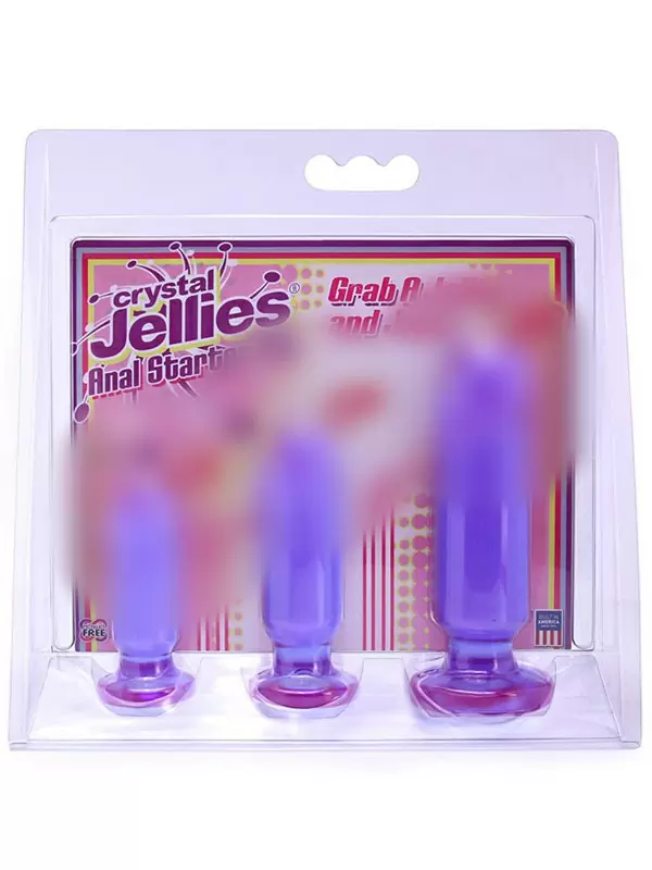 Набор анальных стимуляторов Anal Starter Kit - фиолетовый