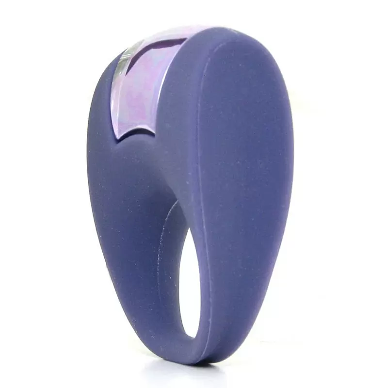 Эрекционное кольцо Ovo B8 с вибрацией – фиолетовый