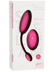 Вибро-яйцо с подогревом Silhouette S4 беспроводное – розовый