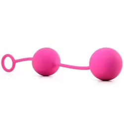 Вагинальные шарики со смещенным центром тяжести Lia Love Balls - Pink