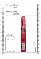 Вибратор кролик Rotating Dolphin - красный