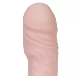 Насадка удлинитель Kanikule Extender Cap 2 с кольцом на мошонку – телесный