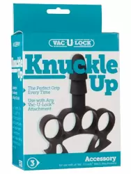 Насадка-кастет со штырьком, Vac-U-Lock - Knuckle Up, для любой насадки системы Харнесс, 15 см, черный