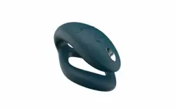 Интерактивный вибратор для пар We-Vibe Sync O, с пультом Д/У, 8 см, зеленый вельвет