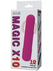 Компактная вибропуля Baile Magic X10, 10 режимов, 3 скорости