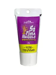 Ароматизированный анальный лубрикант Hot Flowers So Pensa Naquilo, сахарная вата, 25 мл