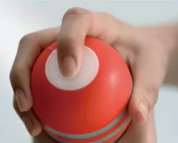 Мастурбатор Tenga&Keith Haring Deep Throat - красный с белым