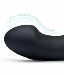 Мощный стимулятор простаты BlueLine Prodder - Sphincter Training, с пультом Д/У, 12,5 см, 4 режима, силикон