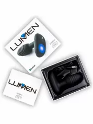 Интерактивная анальная вибропробка Kiiroo OhMiBod Lumen, 10,1 см, силикон, черный