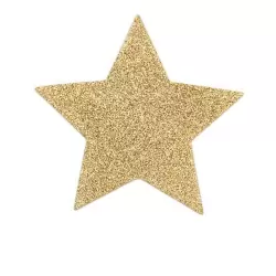 Украшение на грудь Flash Star в виде звезды – золотистый