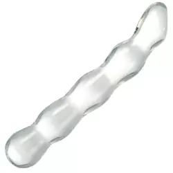 Стимулятор из стекла Dr. Laura Berman Ruby Glass Probe – прозрачный