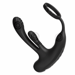 Инновационный масcажер простаты HERO Amovibe, с технологией массажа на 360°, 10 режимов, пульт ДУ