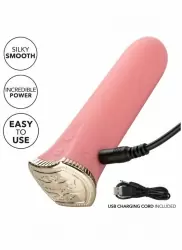 Эстетичный мини вибратор Uncorked  Rosé: 12 см, 10 режимов , силикон, розовый