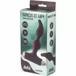 Анальная пробка с вибрацией Spice it up New Edition Elation Wine red 8018-03lola