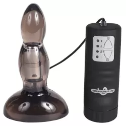 Анальная пробка Deep-Sea Butt Plug с вибрацией – черный