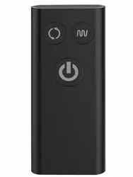 Анальная вибровтулка Nexus Tornado Beaded Probe Large с функцией вращения, 18,8 см, черная