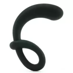 Электростимулятор простаты Curving Curt гибкий – черный	