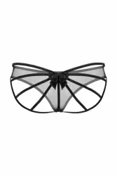 ТРУСИКИ- БАБОЧКА SOFTLINE COLLECTION, ЧЕРНЫЙ, S/L