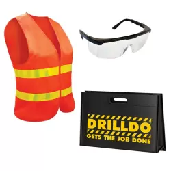 Секс-набор Drilldo Deluxe с двумя реалистичными насадками - 7 предметов