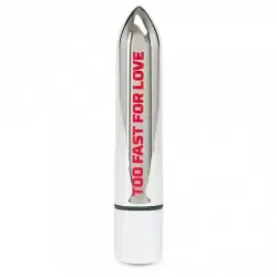 Вибропуля Motley Crue Too Fast for Love - серебристый