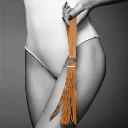 Кожаный флоггер кисточка Maze Tassel – коричневый	