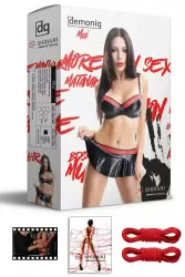 Комплект Mai Shibari с юбкой и веревками для связывания - черный, S