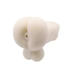 Мастурбатор-насадка торс с мошонкой Bigger Spirit – телесный