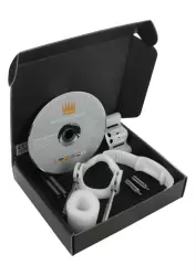 Экстендер для увеличения пениса базовой комплектации Jes-Extender Light – серебристый с белым