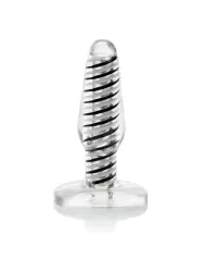 Анальная пробка Art Deco 4.75 – прозрачный