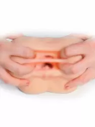 Реалистичный мастурбатор Pipedream  Fuck Me Silly To Go, Petite Fantasy Bubble Butt, попка, два отверстия, телесный