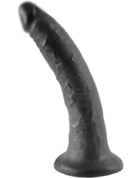 Реалистичный фаллоимитатор Pipedream King Cock 7, 17,8 см, диаметр 4 см, ПВХ, черный