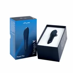 Легендарная вибропуля We-Vibe Tango X. 9.8 см, 8 уровней вибрации, медицинский силикон, водонепроницаемая, синяя
