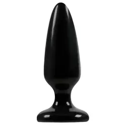 Анальная пробка Jelly Rancher Pleasure Plug - Medium средняя – черный