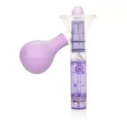 Мини-помпа клиторальная с вибрацией Penetrating Mini Clitoral Pump – фиолетовый
