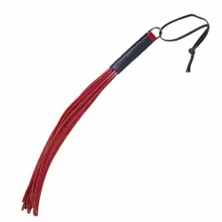 Плеть из натуральной кожи Zado Leather Whip - красный