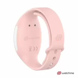 Ребристое виброяйцо Dream Love WEARWATCH EGG WIRELESS TECHNOLOGY WATCHME BLUE / PINK, с пультом Д/У, 8,5 см, 7 режимов, силикон