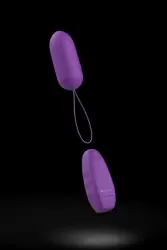 Виброяйцо с пультом управления Bnaughty Classic. Фиолетовый