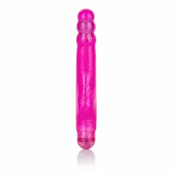 Блестящий вибромассажёр Calexotics Sparkle™ Radiant Ripple™- розовый