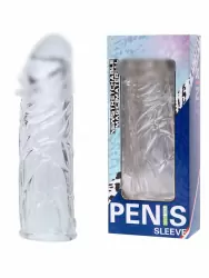 Насадка-фаллос с шипами Penis Sleeve – прозрачный