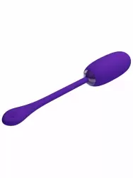 Элегантное виброяйцо Pretty Love Julius, 19,6 см, 12 режимов, силикон, фиолетовое