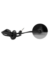 Винтообразная алюминиевая анальная пробка с электростимуляцией