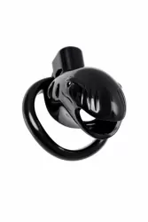 Пояс верности на пенис Black & Red by Toyfa. ABS, черный, 10 см.