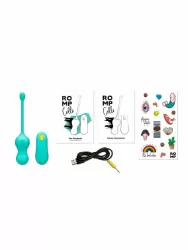 Вибратор для G-точки Romp Cello, 18,2 см, силикон, мятный