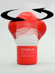 Нереалистичный мастурбатор Tenga Rolling Head Cup, 15,5 см, ТПЭ, белый